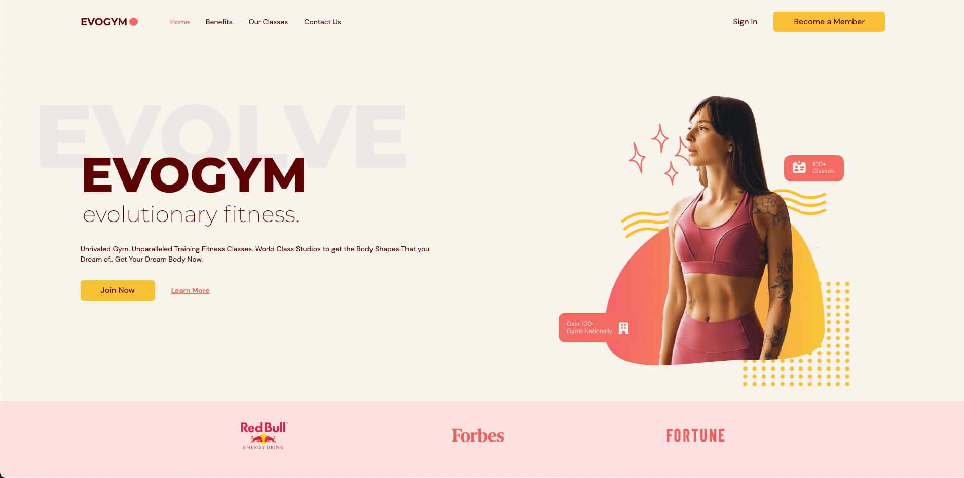 Fitness-TS project screenshot